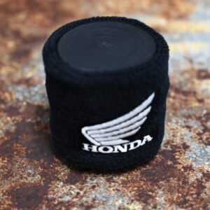 Honda Brake Reservoir Sock Cover - Black / White