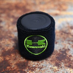 Kawasaki Brake/Clutch Reservoir Cover Black/Green